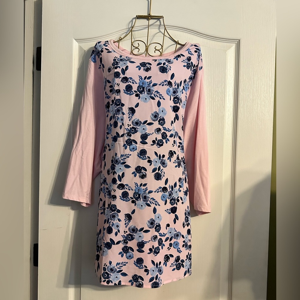Lane Bryant Pink Floral Top, NWT Size 22-24